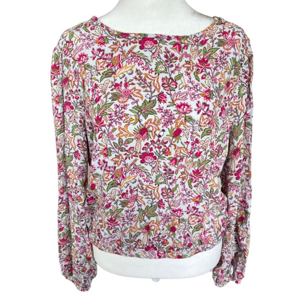 LOFT floral blouse